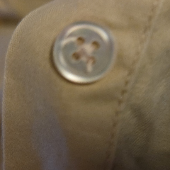 Banana Republic Safari Trading Co Khaki Long Sleeve Button Down Shirt SizeMedium - Picture 8 of 8